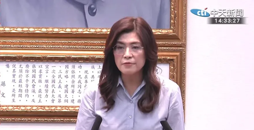 駁訪美層級爆料　鄭麗文：感謝它們一路陪伴、它們的報導全非事實！