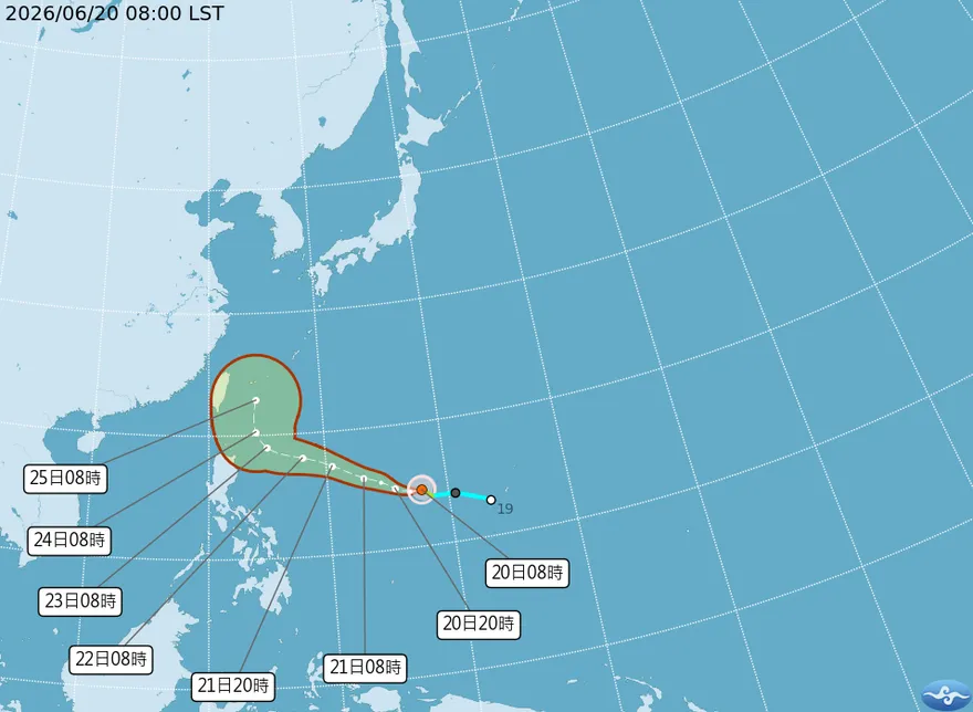 米克拉恐轉中颱！6/25、26最接近　氣象署：不排除發海警