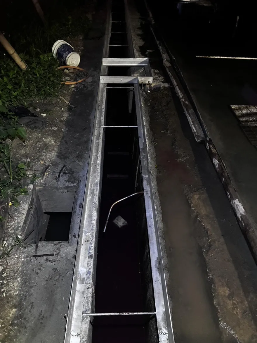 魂斷排水溝！新北工地夜班保全巡場「頭下腳上」摔死
