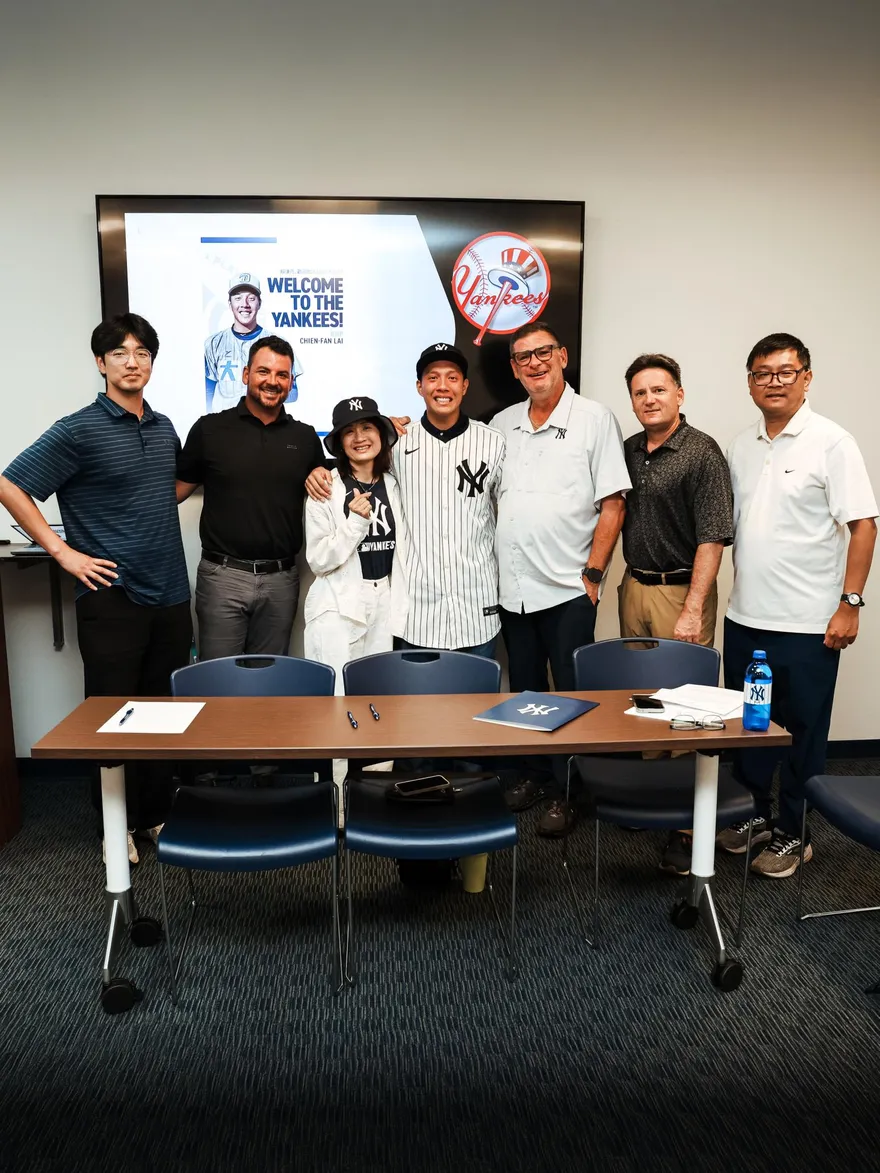 MLB/台灣史上第3人！繼王建民、郭阜林後　洋基簽下賴謙凡