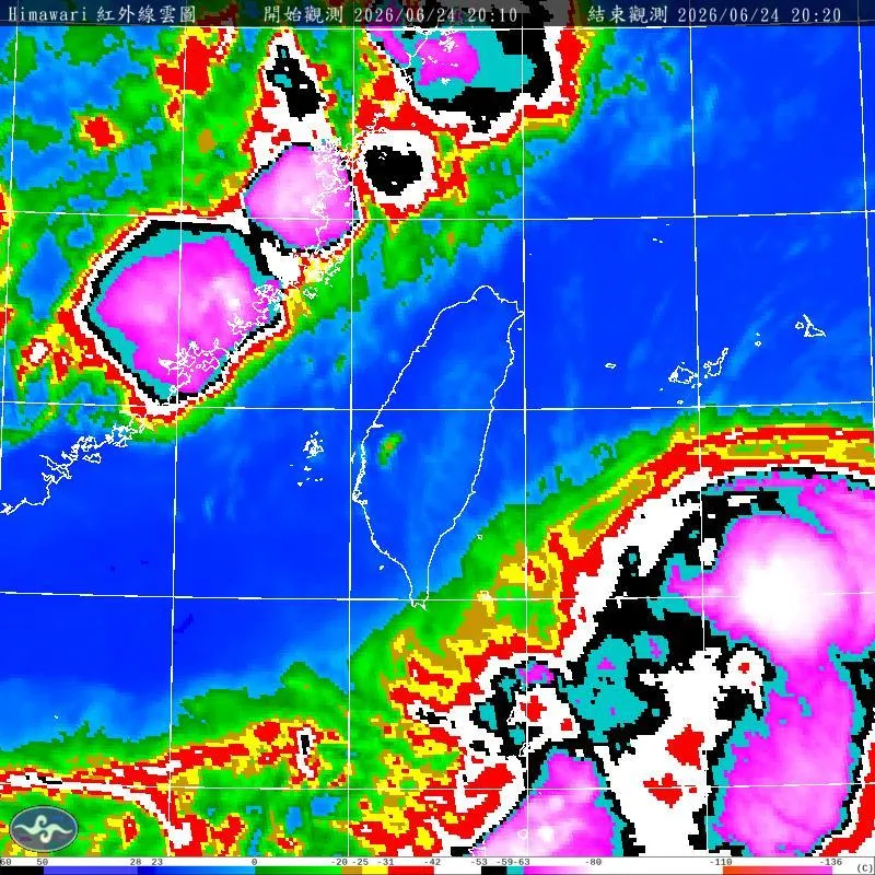 西南季風接棒！米克拉「迴光返照」　中南部雨勢「紫爆」5天