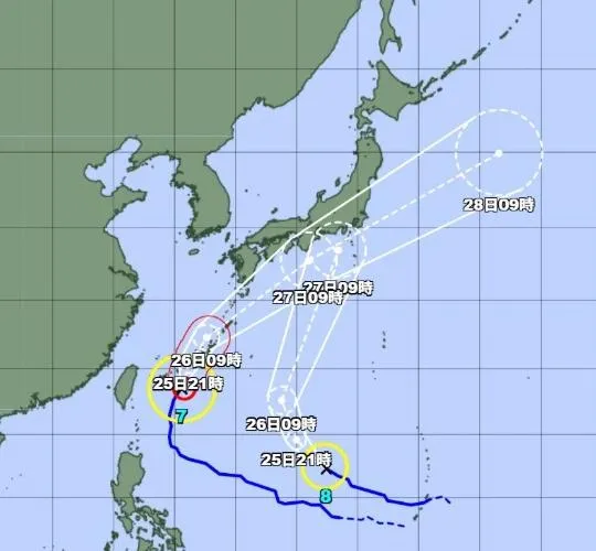 「米克拉」逼近沖繩！最大瞬間風速每秒60公尺恐「掀翻卡車」
