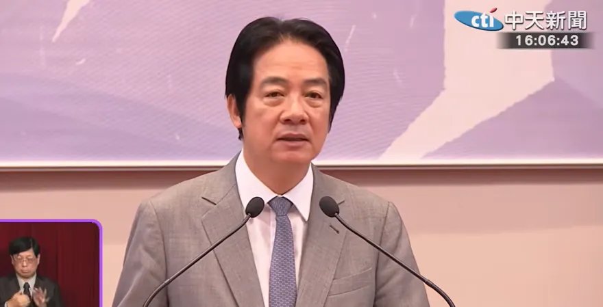 稱大陸是區域和平破壞者　賴清德：台灣提升防衛非挑釁