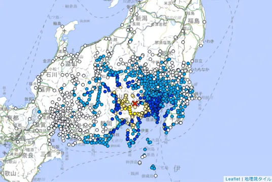 日本山梨縣發生規模5.6極淺層地震「最大震度6弱」　富士山無異狀