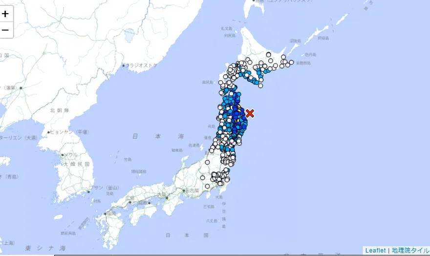 日本岩手近海今晨規模6.1地震　東北多地搖晃有感