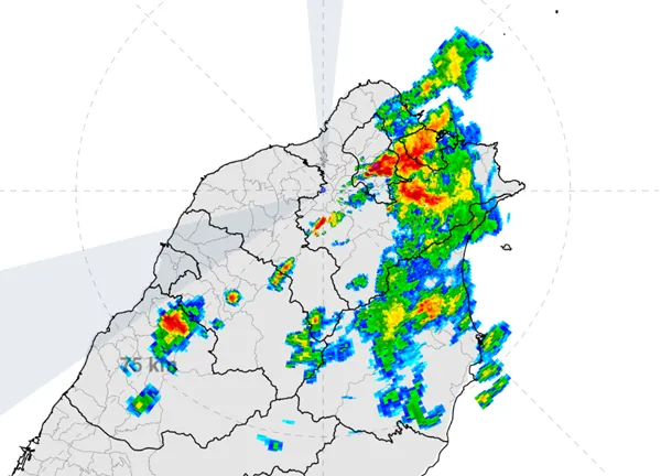 強對流胞強襲！台北市「1小時雨量上看40毫米」　防冰雹強風