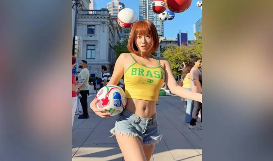 加拿大遊學搶搭世足熱！啦啦隊女神斐棋街頭辣跳主題曲