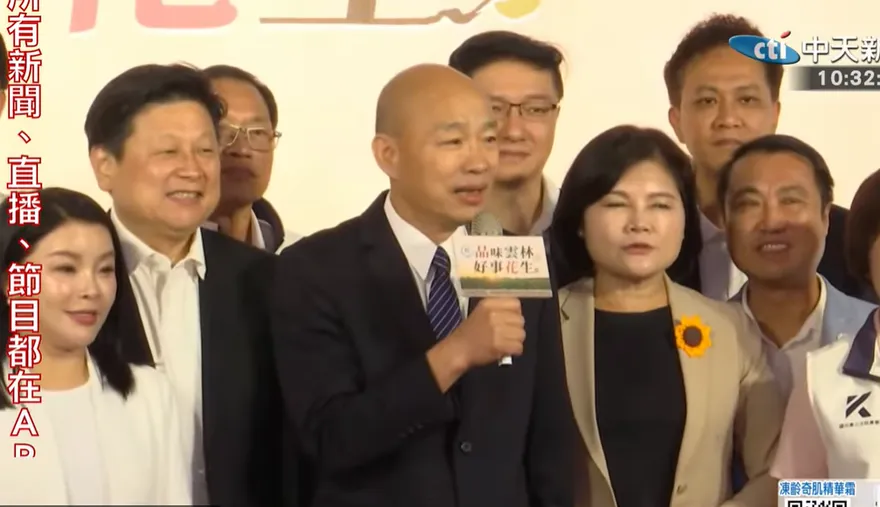 韓國瑜賣雲林花生：吃了穩定情緒、立委要多吃