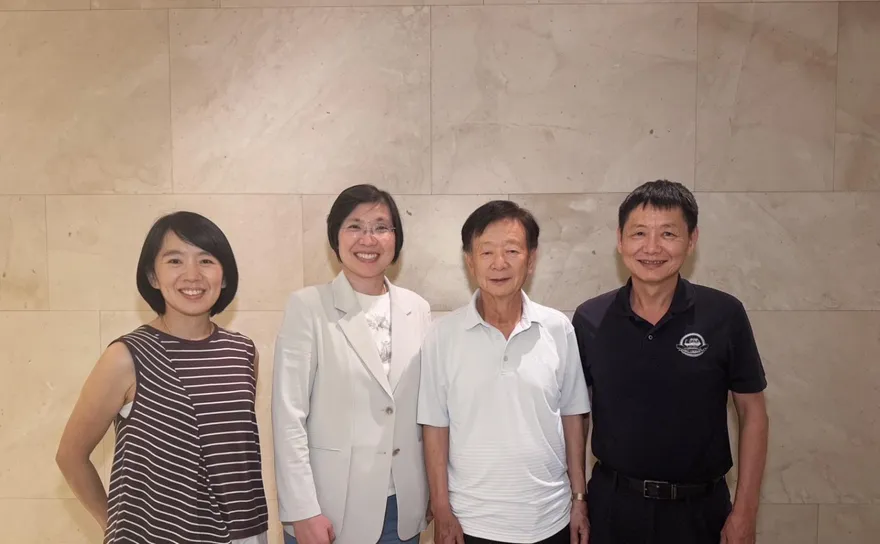 徐欣瑩拜會宣明智談電動車！　拋「AI落地」打亮新竹縣