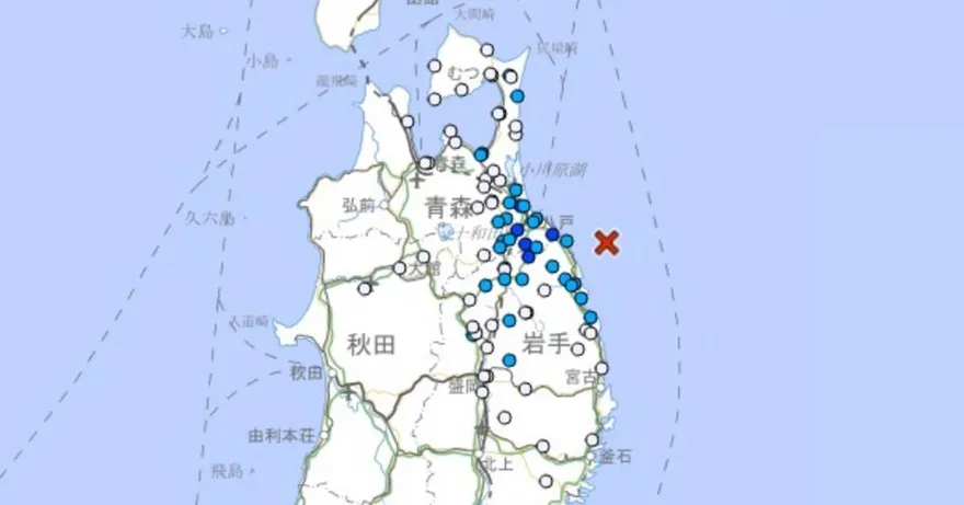 地殼不平靜！日本東北驚傳規模4.5淺層地震　居民嚇壞