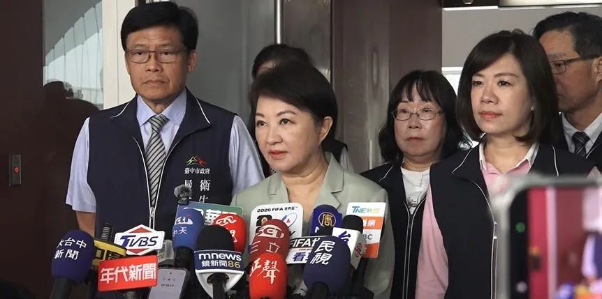 影/港男攻擊矢板明夫！盧秀燕：台中市不容許暴力