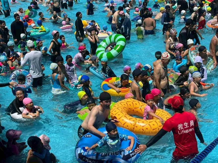 花蓮知卡宣親水公園出包！水道繩脆化碎片險割傷兒童