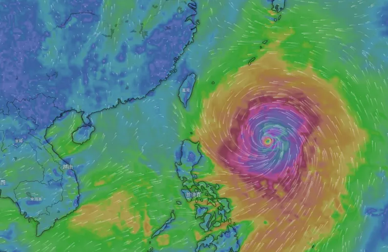 巴威超巨暴風圈逼近！金門「恐飆焚風」7/11起迎雷雨