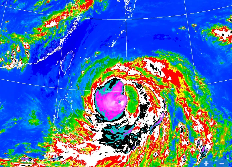 巴威颱風在減弱！戴立綱揭「衛星圖對比」：沒有增強