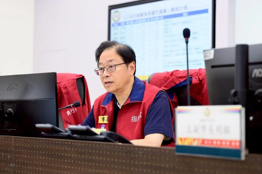 巴威颱風持續影響　張善政主持工作會議：全力防災搶修、注意安全