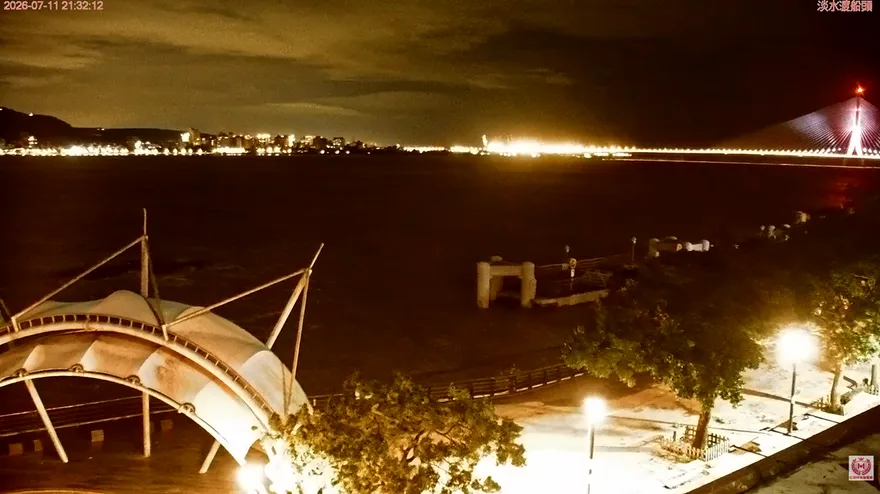 影/淡水河逢颱風＋大潮溢流！留意一級河川水位警戒