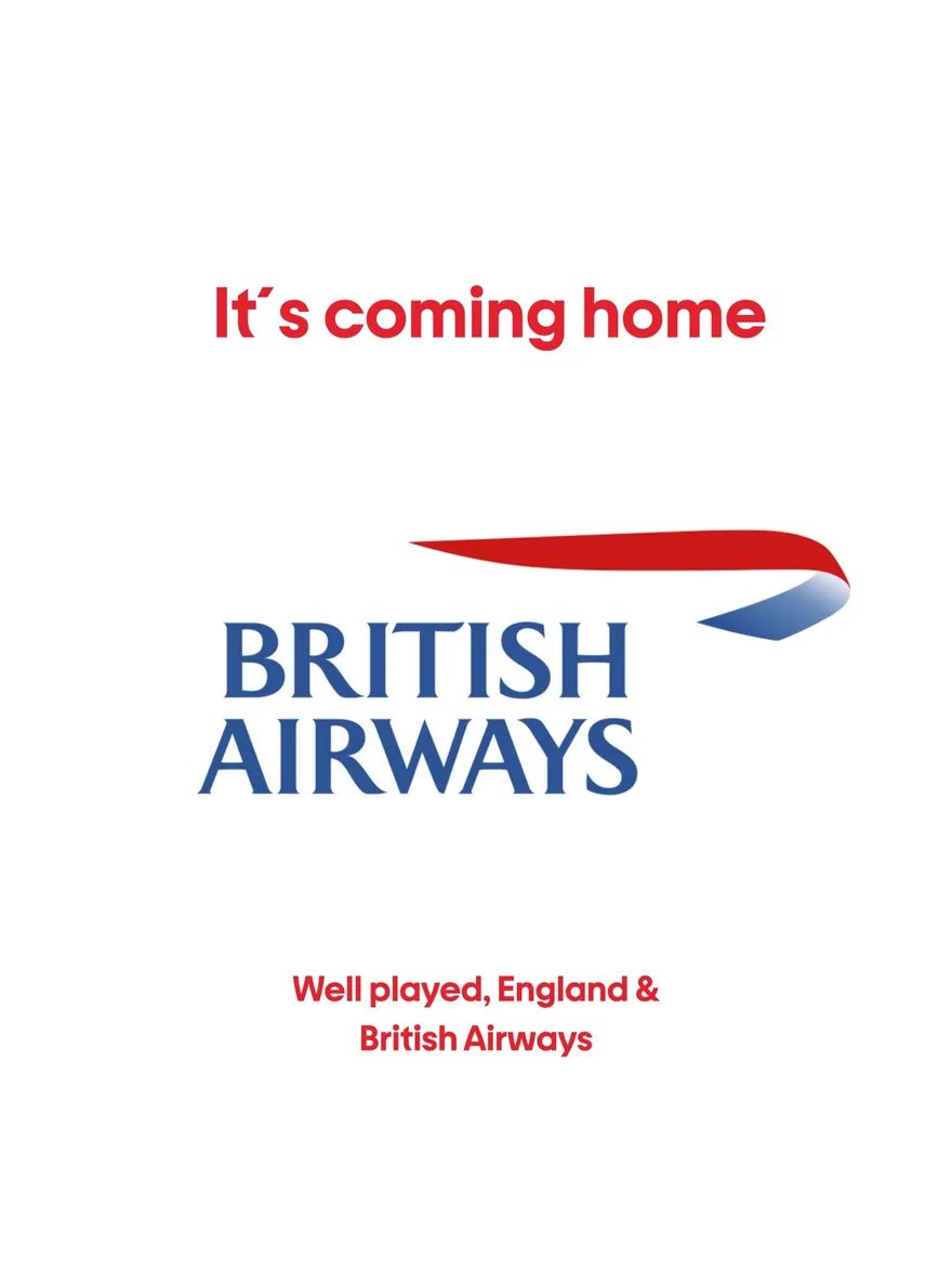 世足/願賭服輸！挪威航空換英航Logo　英航溫馨回應