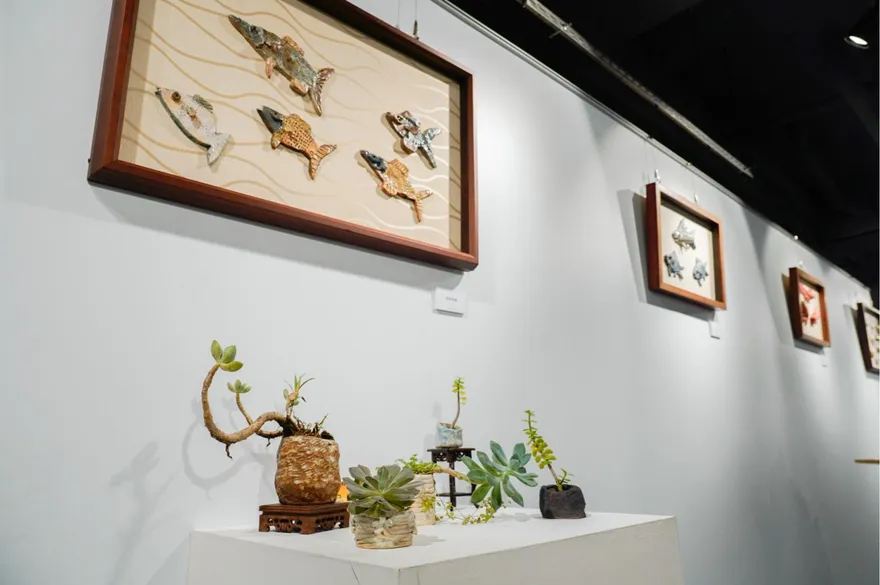 新北八里愛心教養院陶藝展！滬尾藝文園區展出百件作品
