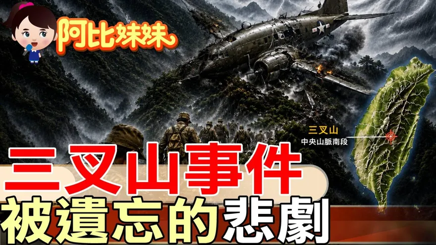 25人墜機+26人凍死！嘉明湖80年前被遺忘的悲劇「三叉山事件」
