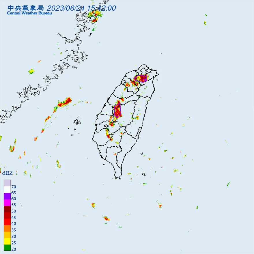 快訊/大雷雨襲中部3縣市！大雨下到傍晚　外出注意淹水
