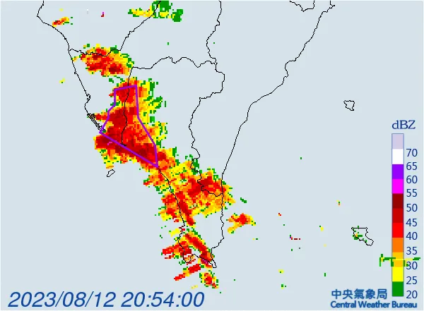 快訊/對流雲系旺盛！「3縣市」急發大雨特報　20地區大雷雨到22:30