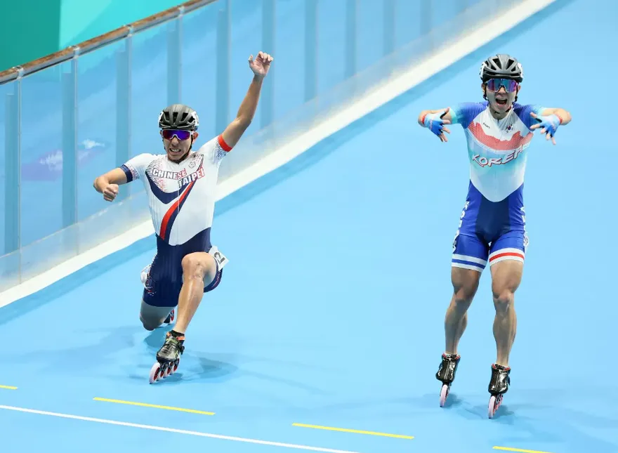 杭州亞運/提前慶祝卻以「0.01秒差距」痛失金牌　南韓選手IG發全黑圖道歉