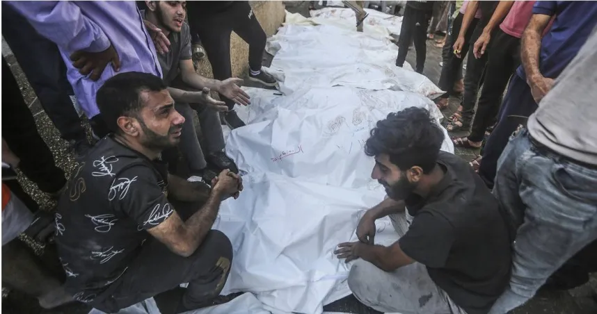 以巴開戰/走廊堆滿屍體！加薩醫院淪「太平間」　巴國記者：西方從未關心過我們