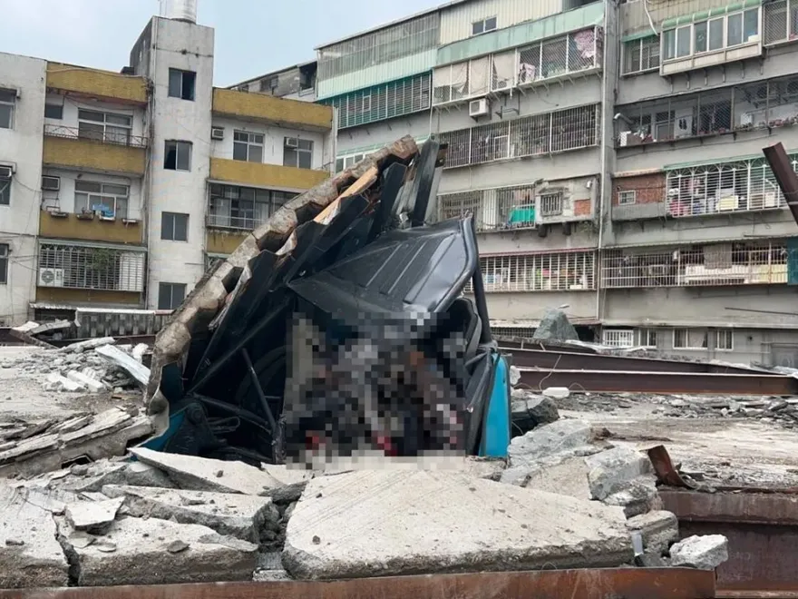 士林工地塌陷「33歲男遭樓板砸死」！家屬崩潰「哭癱在派出所」