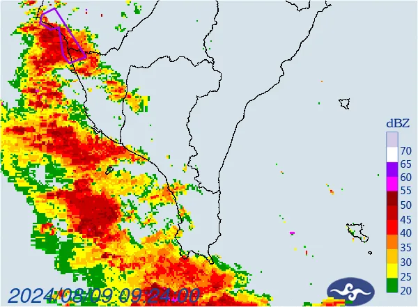 快訊/大雷雨開轟2縣市　示警區域出爐...慎防9級以上強陣風