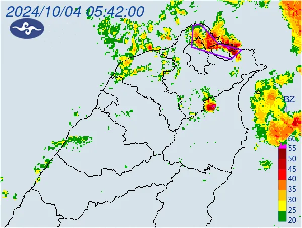 快訊/上班族注意了！「原山陀兒」殘留雲系影響　北北基炸大雷雨