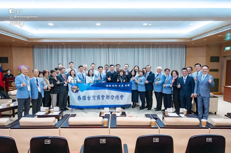 江啟臣接見泰國台商總會訪團　大讚發展多元貢獻