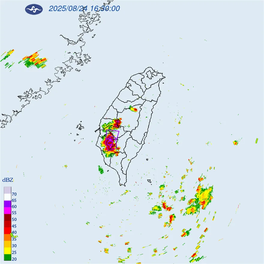 國家警報響！5縣市大雨特報　大雷雨狂轟南部4地區