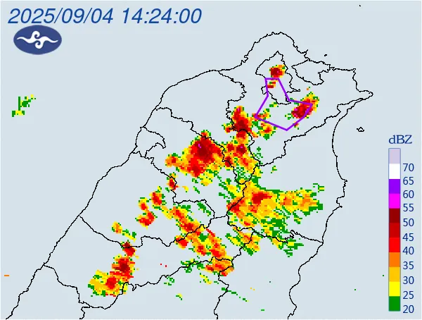 國家警報響！北部4縣市午後炸雷雨　8溪流發暴漲警戒