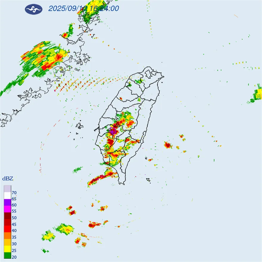下班小心！14縣市豪雨特報　大雷雨狂轟嘉義縣市