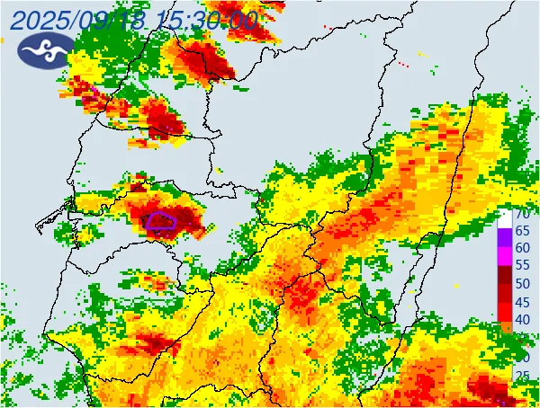 大雷雨狂炸嘉義！　氣象署示警：慎防溪水暴漲釀災