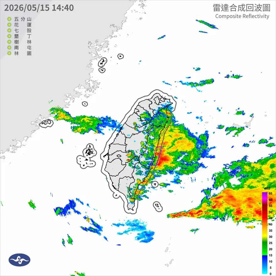 雨區擴大出門小心！10縣市豪雨特報　花蓮、台東遭大雷雨狂炸