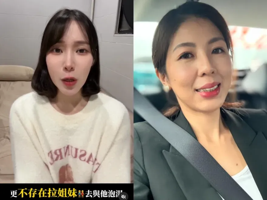律師李怡貞（右）近日在臉書嗆網紅奈奈子（左）「一看就是綠茶」。（圖／翻攝自奈奈子IG、李怡貞臉書）