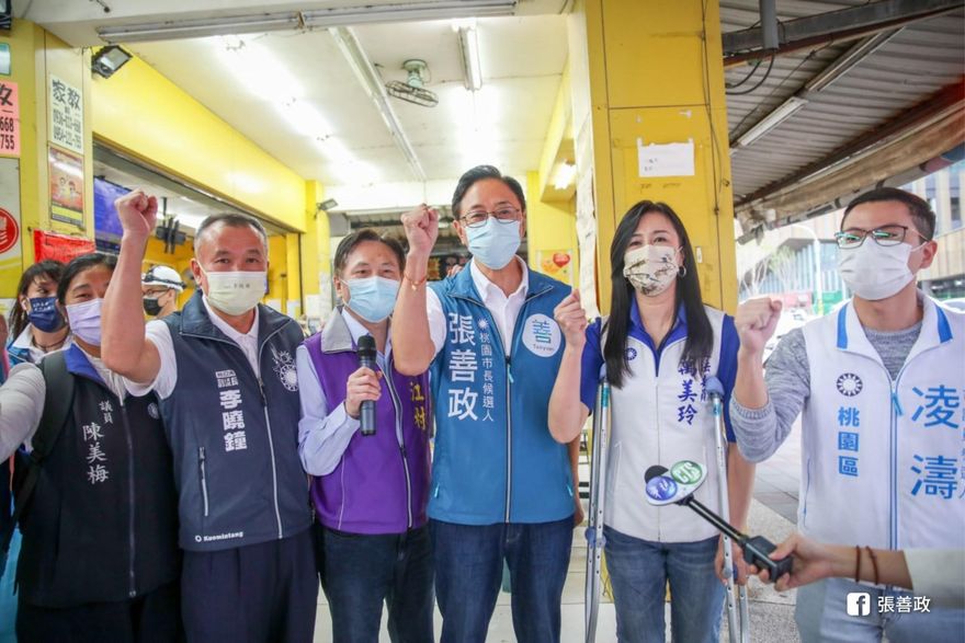 萬美玲退出「競辦Line群」張善政曝真相！　萬親自留言喊：一起繼續加油