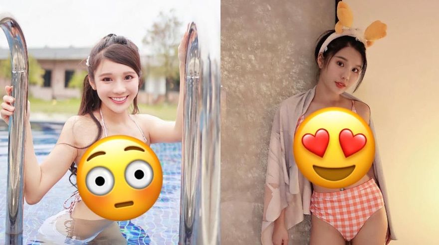 「啦啦隊女神」大解放！穿比基尼下泳池　白皙UU包不住…嬌喊：想變水煮蛋