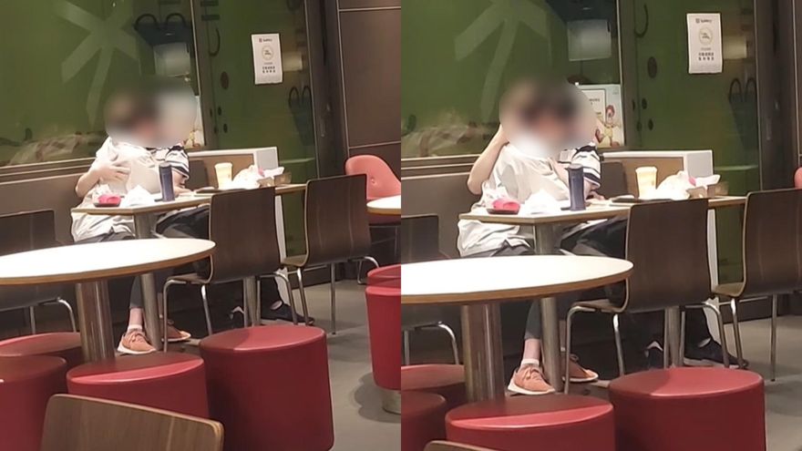 情侶麥當勞「愛撫＋擁吻」2小時！她怒吼「不是旅館」　網傻：人體剔牙機