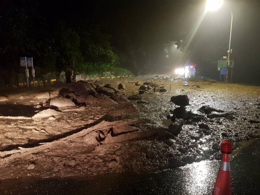 輕颱「尼莎」挾致災性暴雨…陽明山爆發土石流！生態保護區緊急關閉