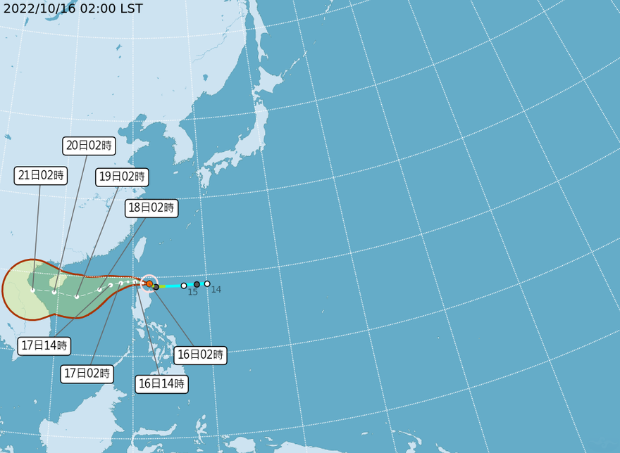 致災性暴雨來了！輕颱「尼莎」挾雨彈狂炸10縣市　今明風雨最劇…預測路徑曝