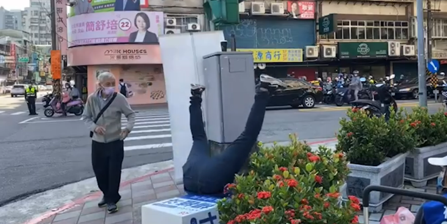 影/楊植斗拜票重摔傷後腦　羅智強曝：頭現在還在暈