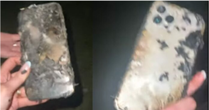 【影】iPhone掉進火爐芭比Ｑ　她拆保護殼後驚喜狂叫
