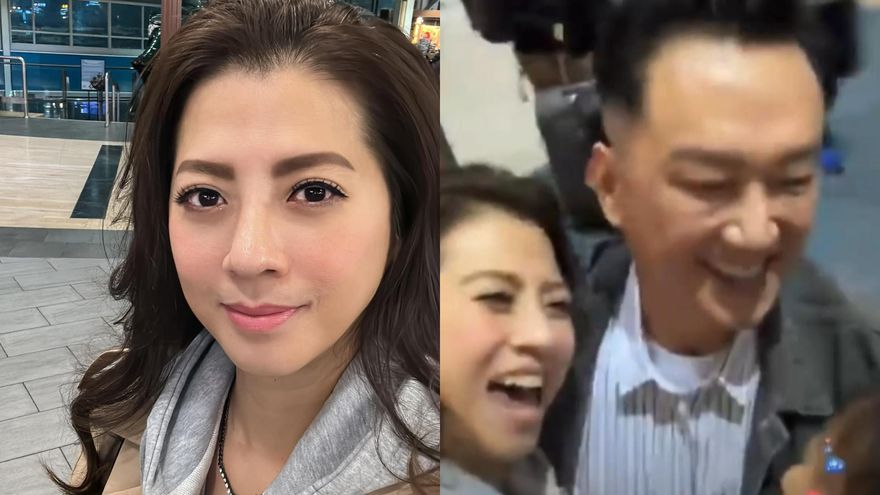 才悲吐至親離世…郭靜純「加拿大接機何篤霖」當場爆哭！兄妹「3年再見」感人畫面惹網淚