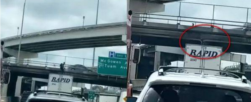 高速公路驚悚意外！25歲男「站貨車頂跳舞自拍」　下秒急速撞高架橋…身體變形亡