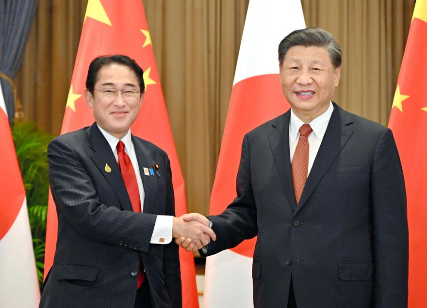 習近平、岸田文雄會面　習：中日關係沒有變也不會變