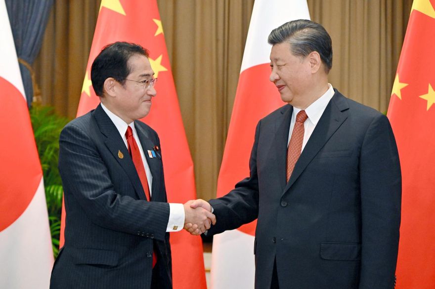 岸田文雄會習近平　對談40分鐘觸及台海和平安定重要性