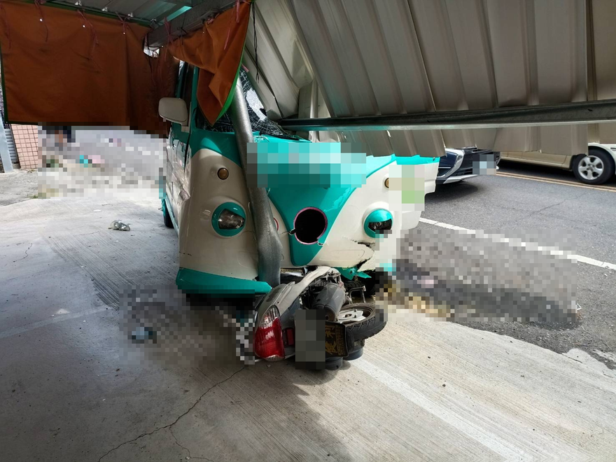 【影】台南驚傳候選人宣傳車車禍！　75歲婦人傷重身亡