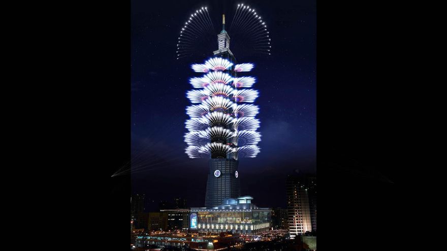 影/台北101跨年煙火搶先看！30秒動畫曝光　倒數後300秒陪您跨年